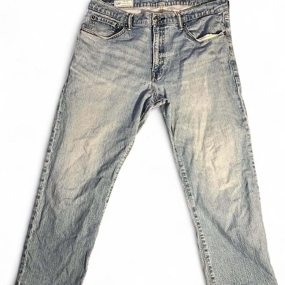Gap straight leg blue jeans size 36x30
